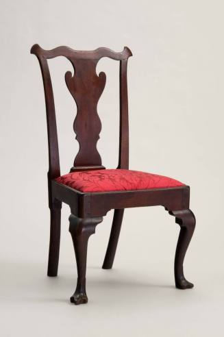 Side chair
Walnut, white cedar, yellow pine
c. 1770-1790