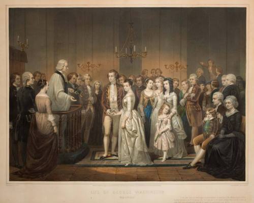 LIFE OF GEORGE WASHINGTON - THE CITIZEN
Engraved by Claude Regnier, after painting by Junius B ...