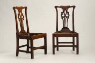 Side chairs
Probable maker:  Robert Walker
Walnut, beech
c. 1760-1775
