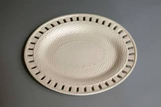 Fruit basket stand
Earthenware, lead-glazed (creamware)
1780-1800
