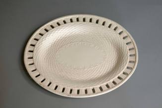 Fruit basket stand
Earthenware, lead-glazed (creamware)
1780-1800