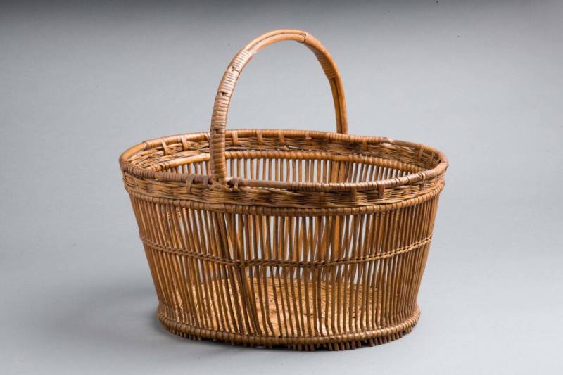 Work Basket,
1760-1799,
Wood (willow)
