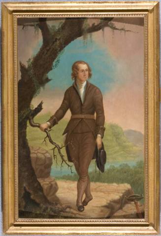 WASHINGTON AS A YOUNG SURVEYOR
Unidentified artist
Oil on panel
19th-century
