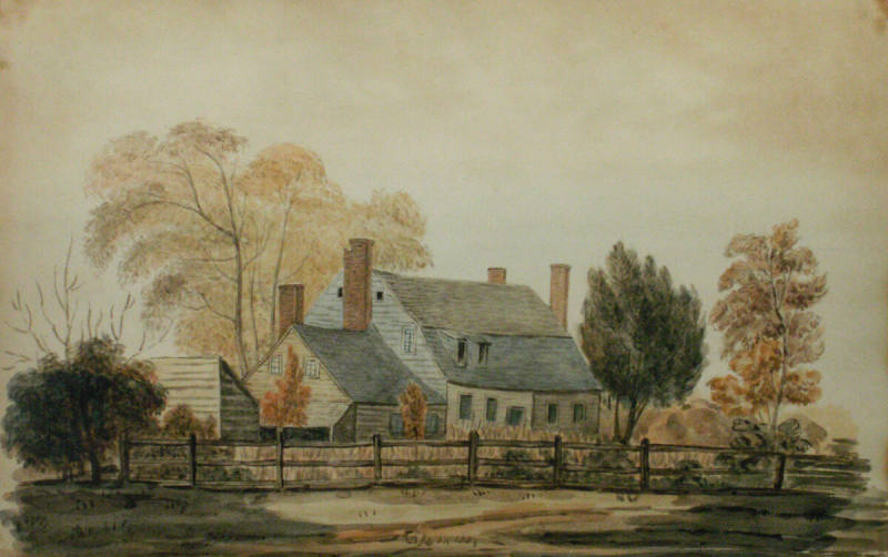 Painting of a House,
Eleanor Parke Custis Lewis (Artist),
c. 1794,
Watercolor, wove paper
