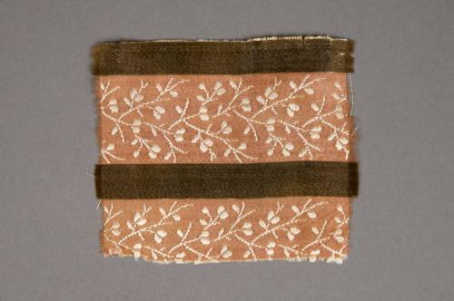 Dress fragment
Silk
18th-century