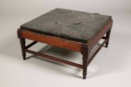 Footstool
Leather, mahogany
18th-century