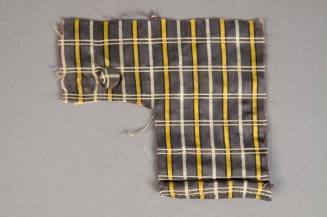 Vest fragment
Silk, linen
18th-century