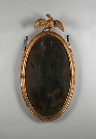 Looking glass
Possible maker: James Reynolds
Wood, gilt
c. 1791