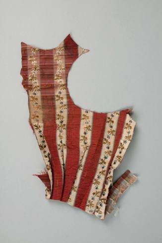 Dress fragment
Silk
18th-century